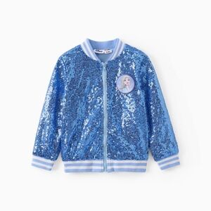 PatPat Blue Sequin Kids Jacket